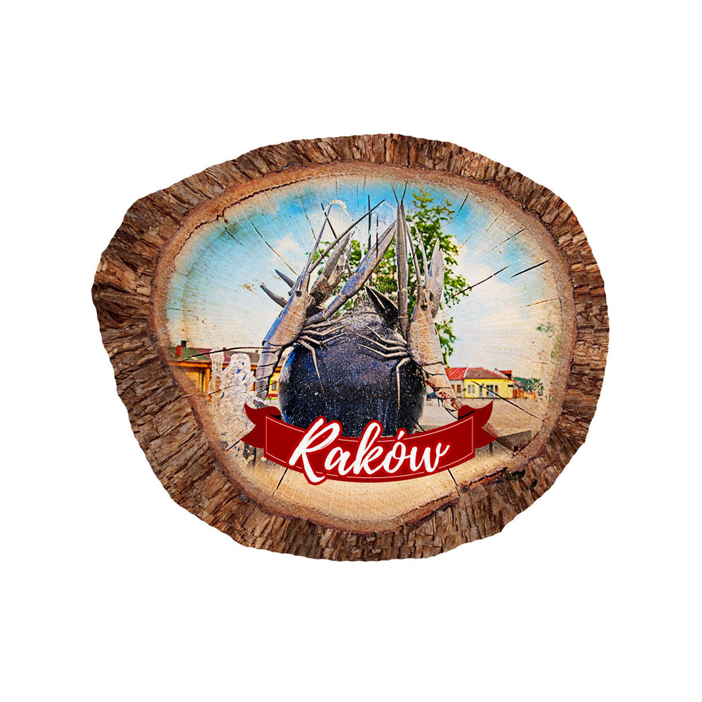Magnes polyresinowy pieniek owal Raków