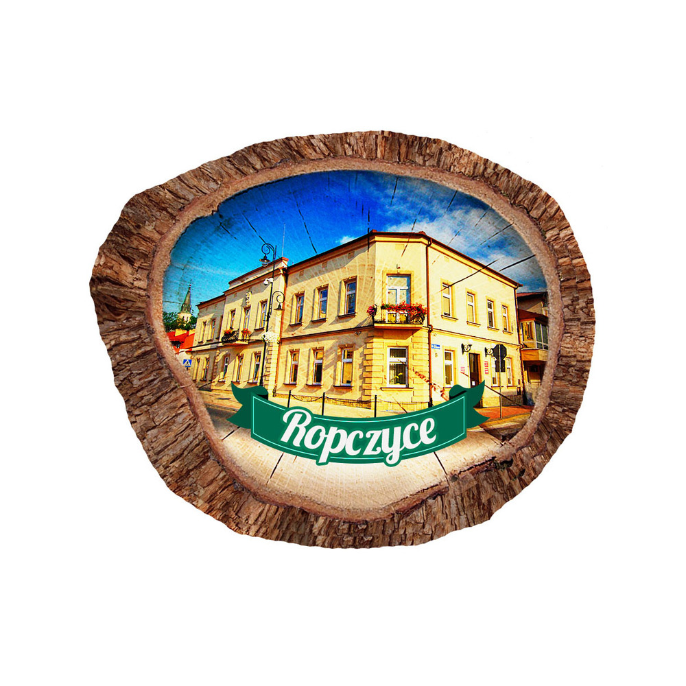 Magnes polyresinowy pieniek owal Ropczyce