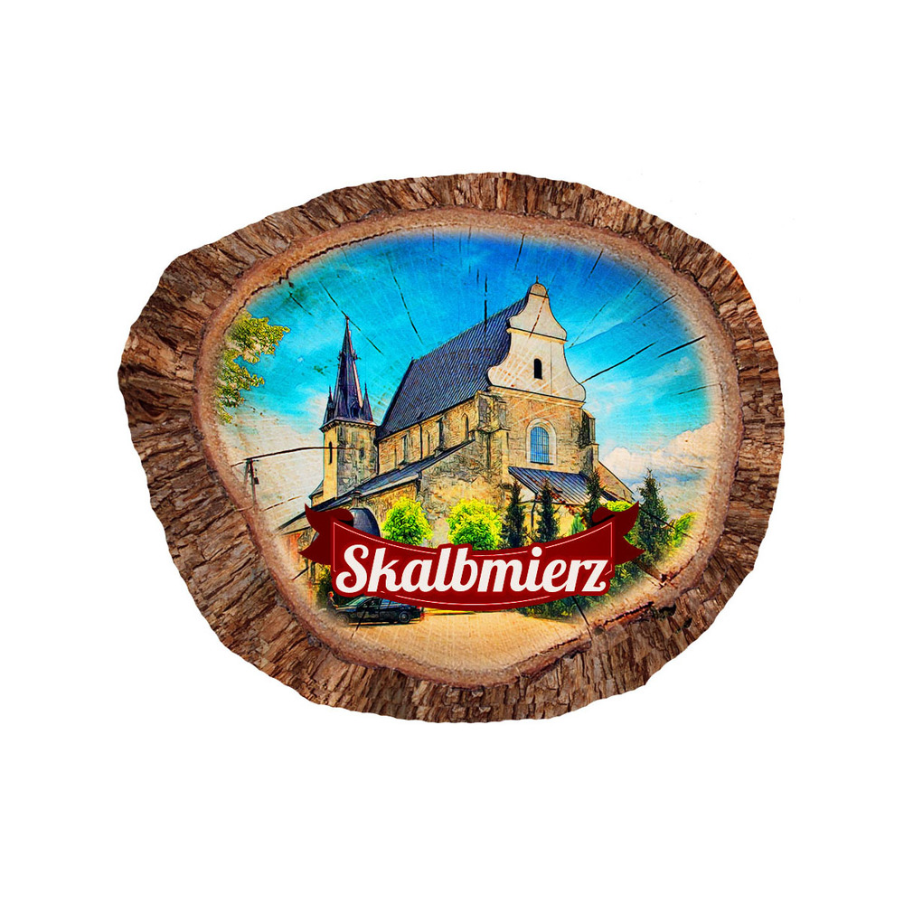 Magnes polyresinowy pieniek owal Skalbmierz