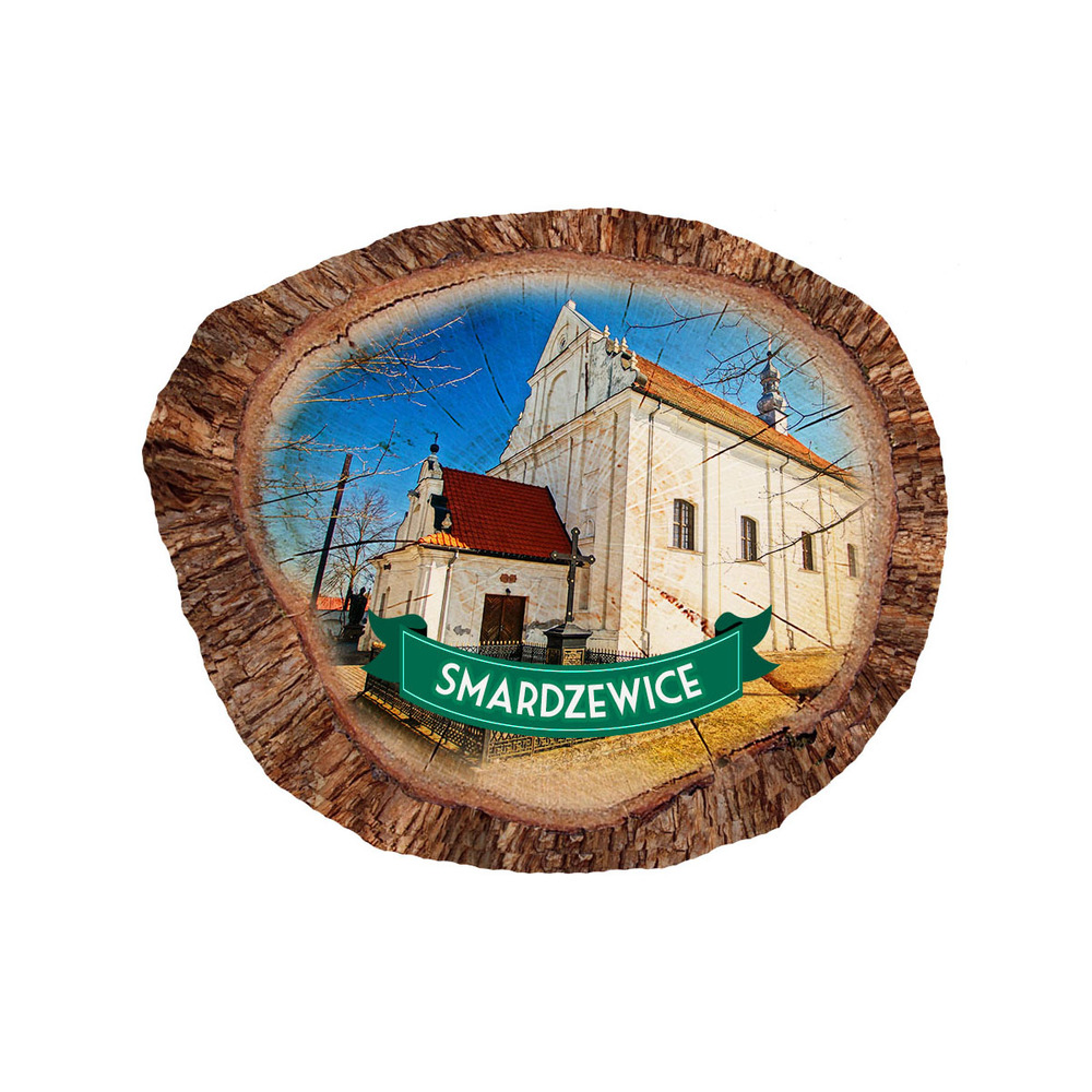 Magnes polyresinowy pieniek owal Smardzewice