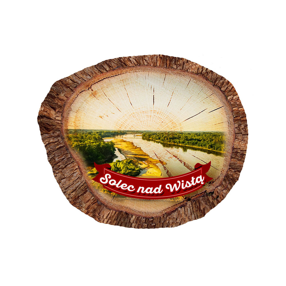 Magnes polyresinowy pieniek owal Solec nad Wisłą