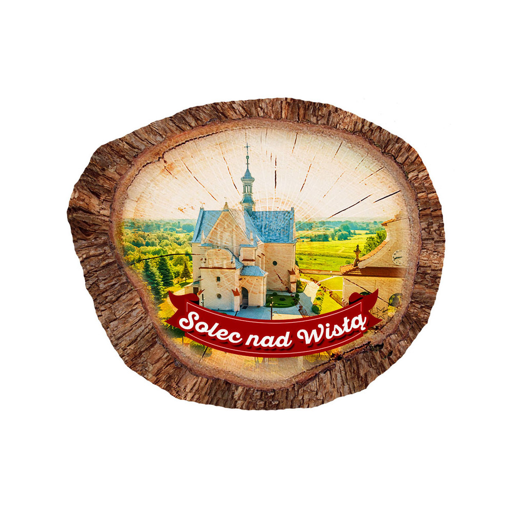 Magnes polyresinowy pieniek owal Solec nad Wisłą