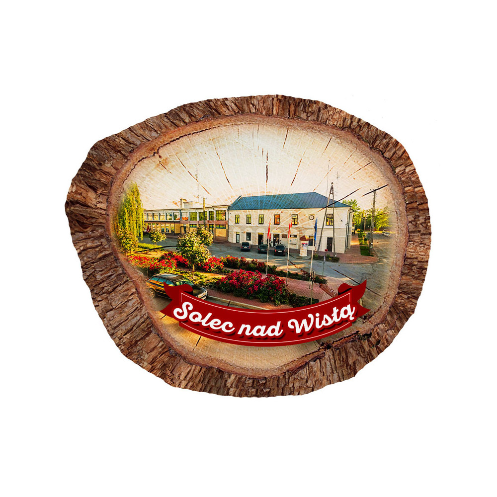 Magnes polyresinowy pieniek owal Solec nad Wisłą