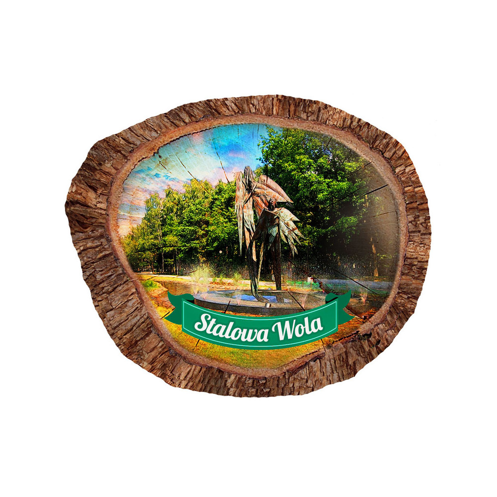 Magnes polyresinowy pieniek owal Stalowa Wola