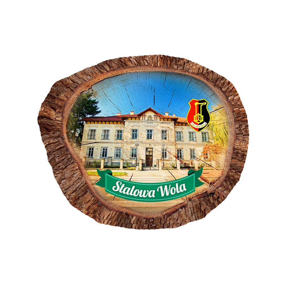 Magnes polyresinowy pieniek owal Stalowa Wola