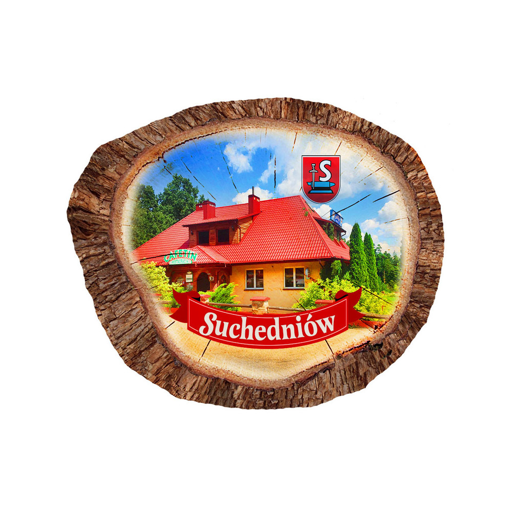 Magnes polyresinowy pieniek owal Suchedniów