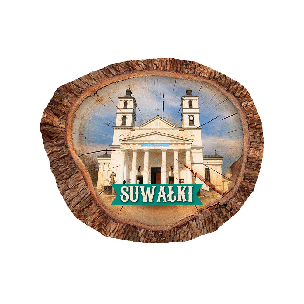 Magnes polyresinowy pieniek owal Suwałki