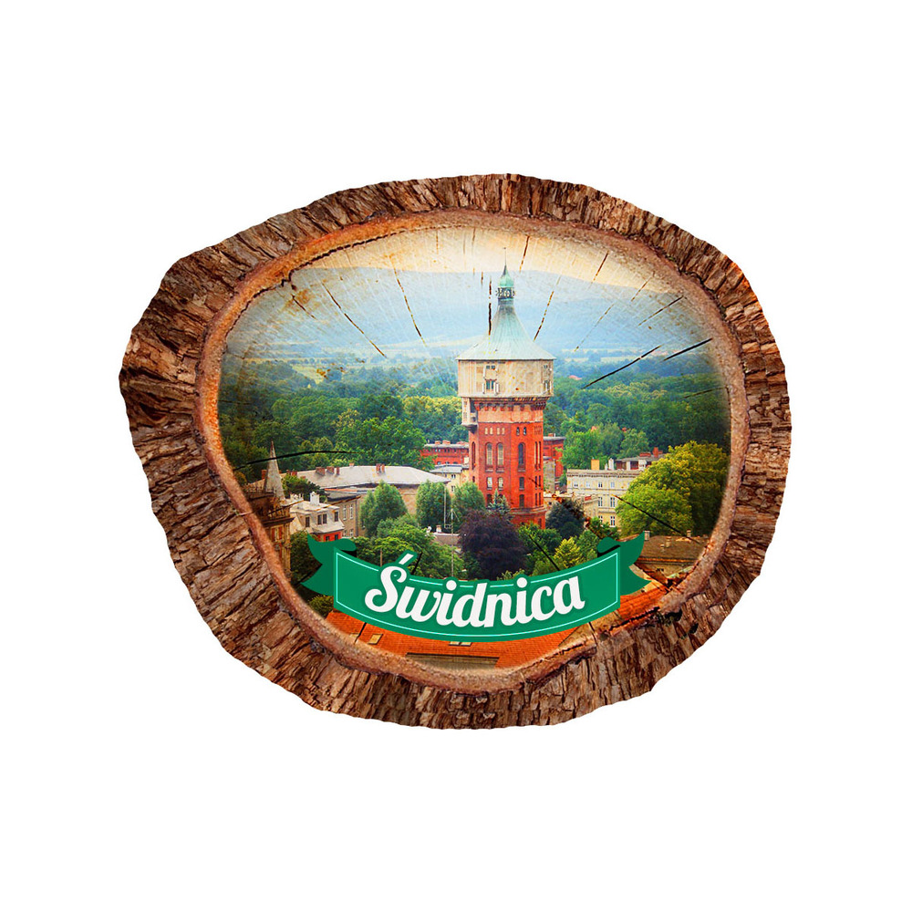 Magnes polyresinowy pieniek owal Świdnica