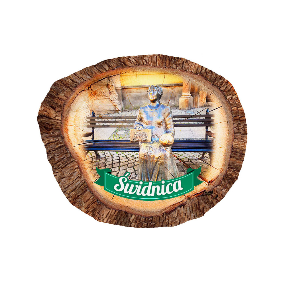 Magnes polyresinowy pieniek owal Świdnica