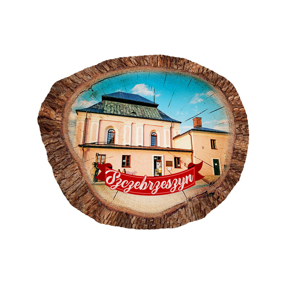 Magnes polyresinowy pieniek owal Szczebrzeszyn