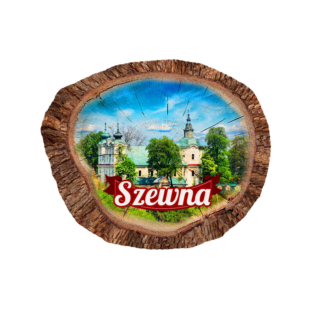 Magnes polyresinowy pieniek owal Szewna