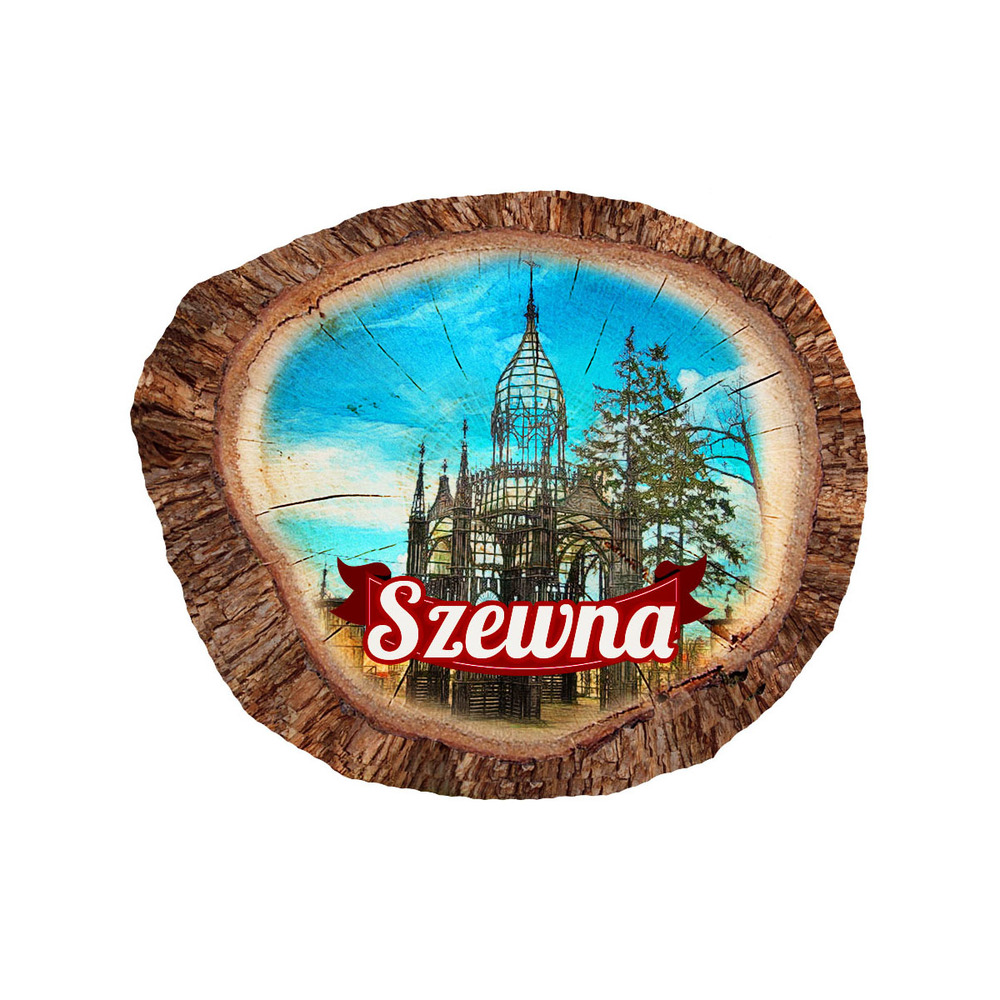 Magnes polyresinowy pieniek owal Szewna