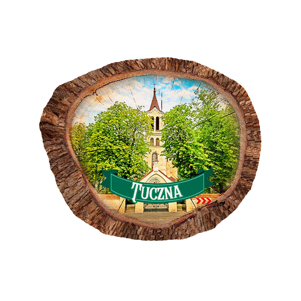 Magnes polyresinowy pieniek owal Tuczna