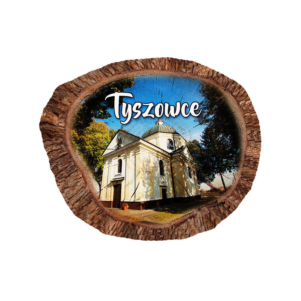 Magnes polyresinowy pieniek owal Tyszowce