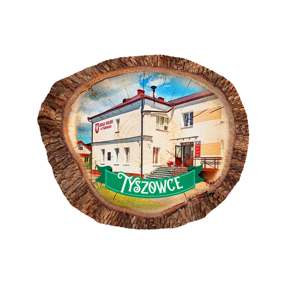 Magnes polyresinowy pieniek owal Tyszowce