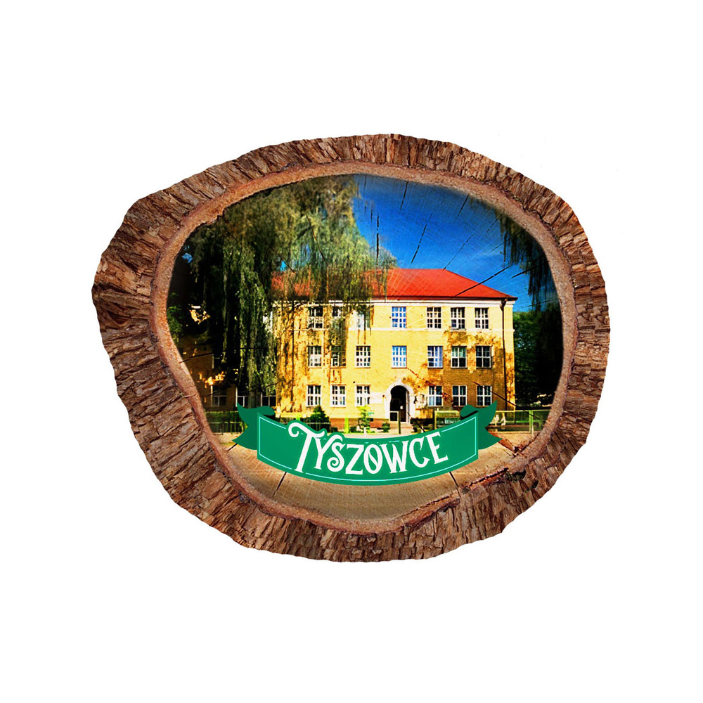 Magnes polyresinowy pieniek owal Tyszowce