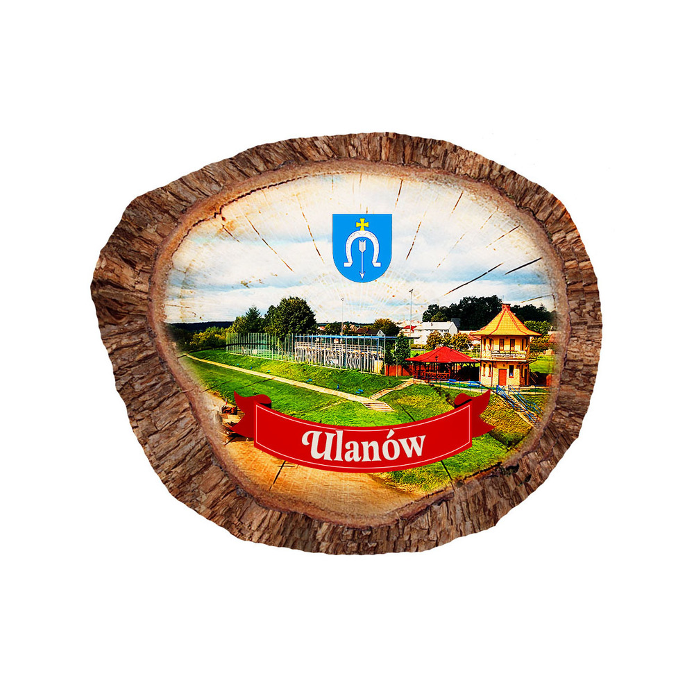 Magnes polyresinowy pieniek owal Ulanów