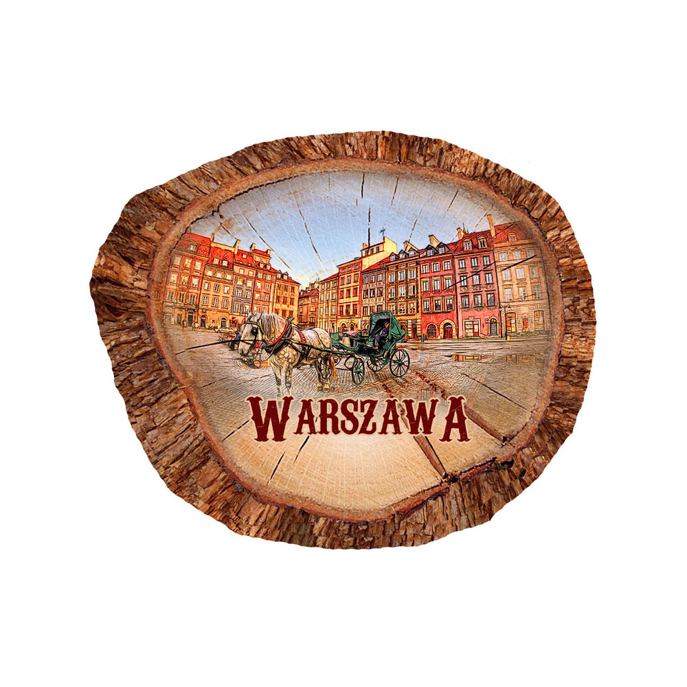Magnes polyresinowy pieniek owal Warszawa