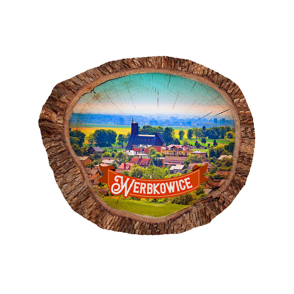 Magnes polyresinowy pieniek owal Werbkowice