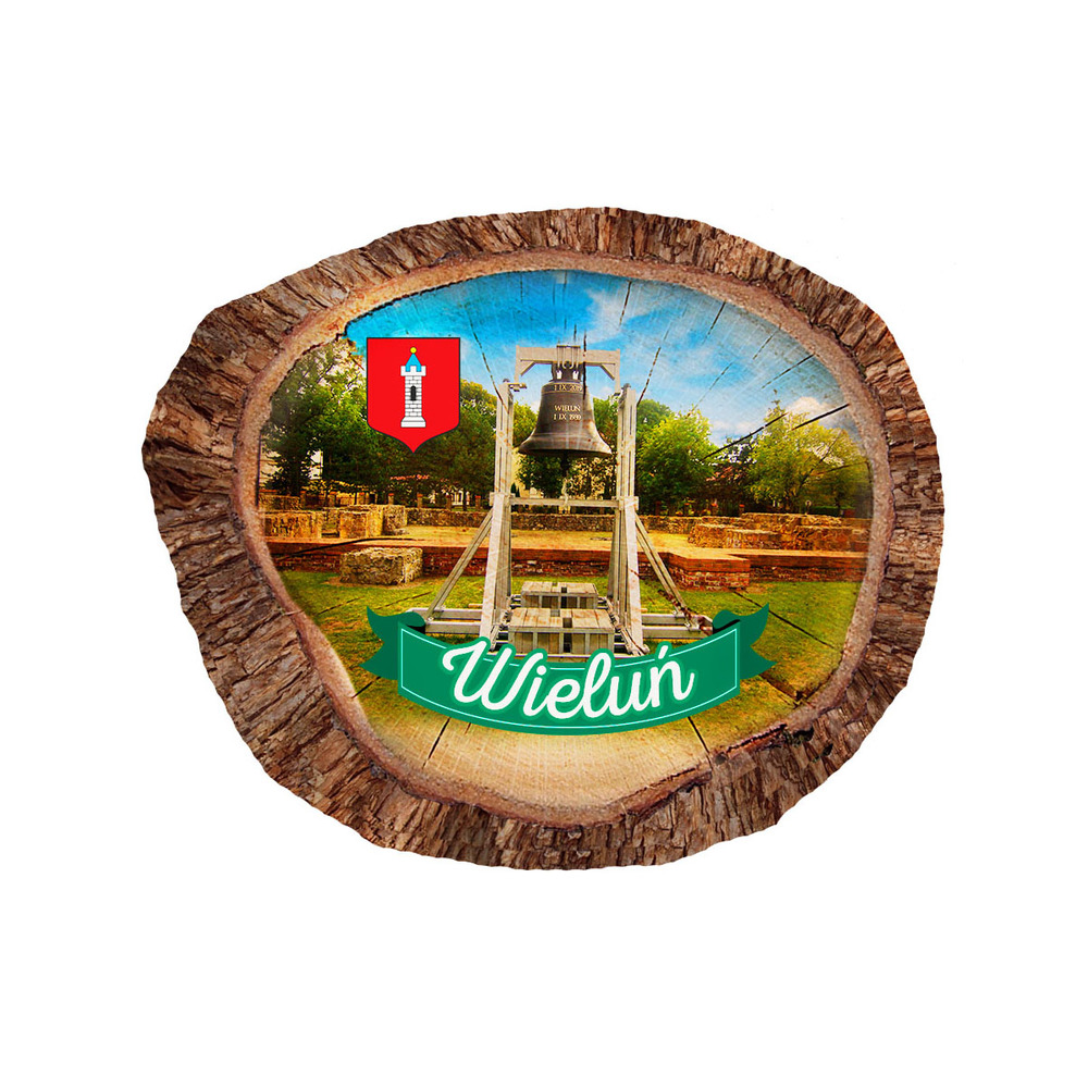 Magnes polyresinowy pieniek owal Wieluń