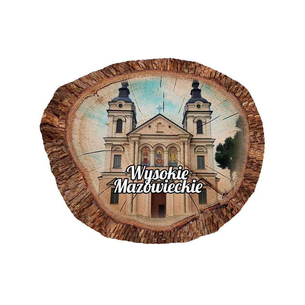 Magnes polyresinowy pieniek owal Wysokie Mazowieckie