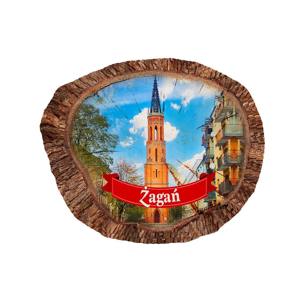 Magnes polyresinowy pieniek owal Żagań