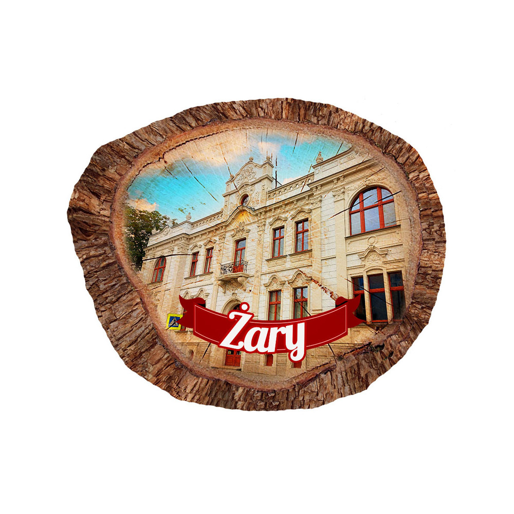 Magnes polyresinowy pieniek owal Żary