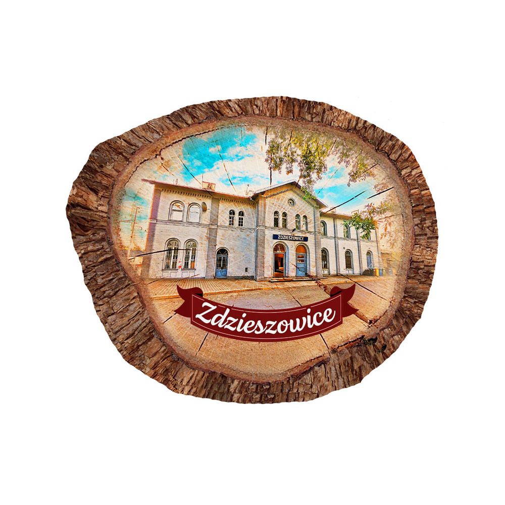 Magnes polyresinowy pieniek owal Zdzieszowice