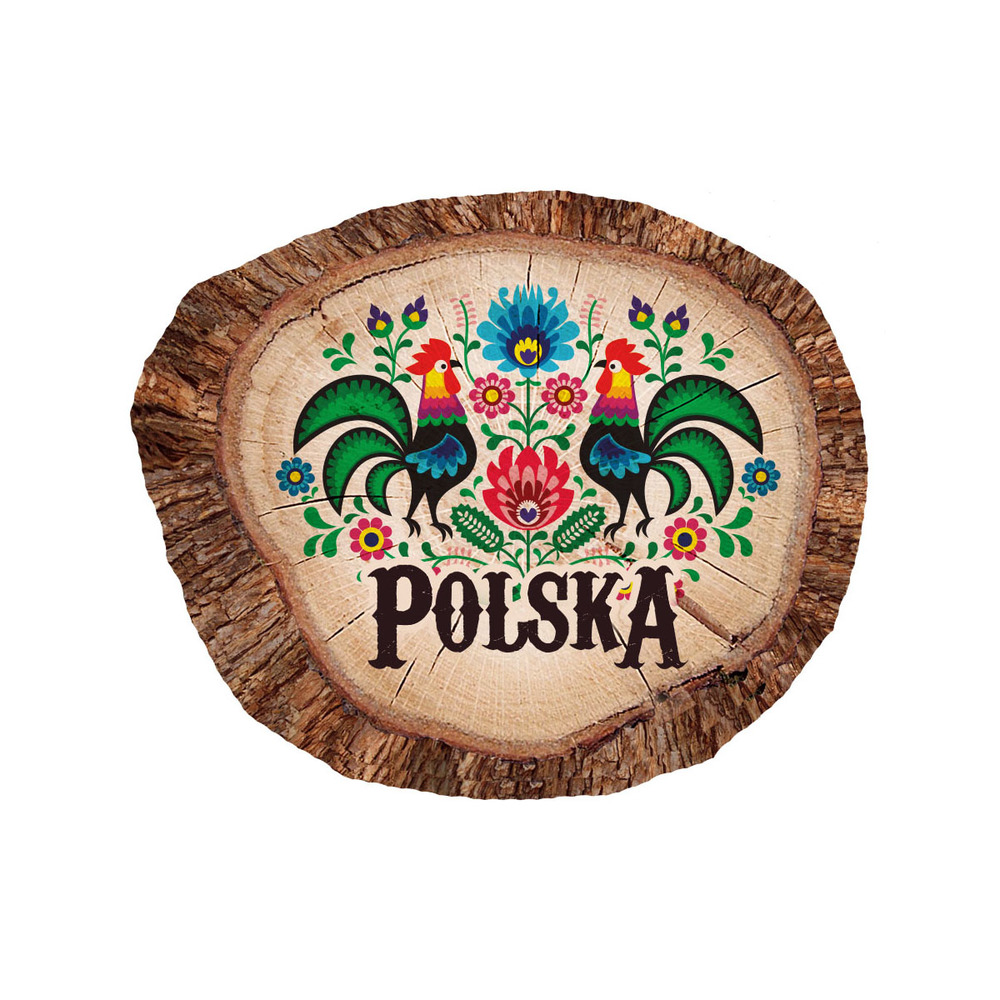 Magnes polyresinowy pieniek owal Polska