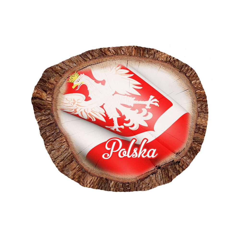 Magnes polyresinowy pieniek owal Polska