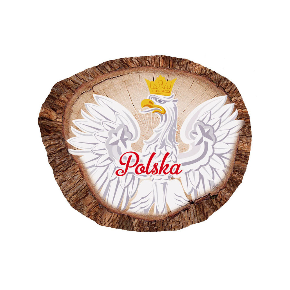 Magnes polyresinowy pieniek owal Polska