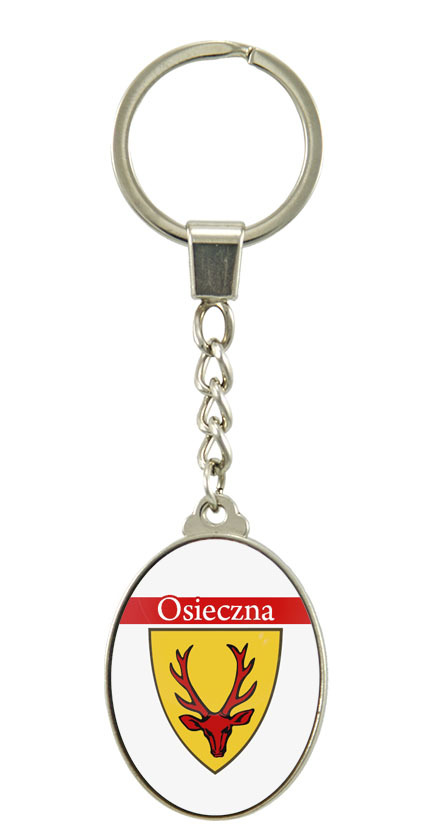 Brelok szklany owal Osieczna