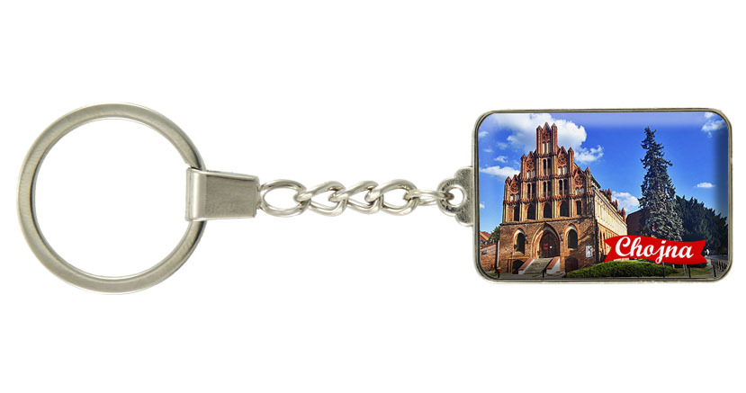 Brelok szklany prostokąt Chojna