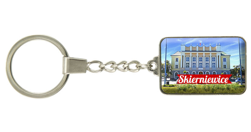 Brelok szklany prostokąt Skierniewice