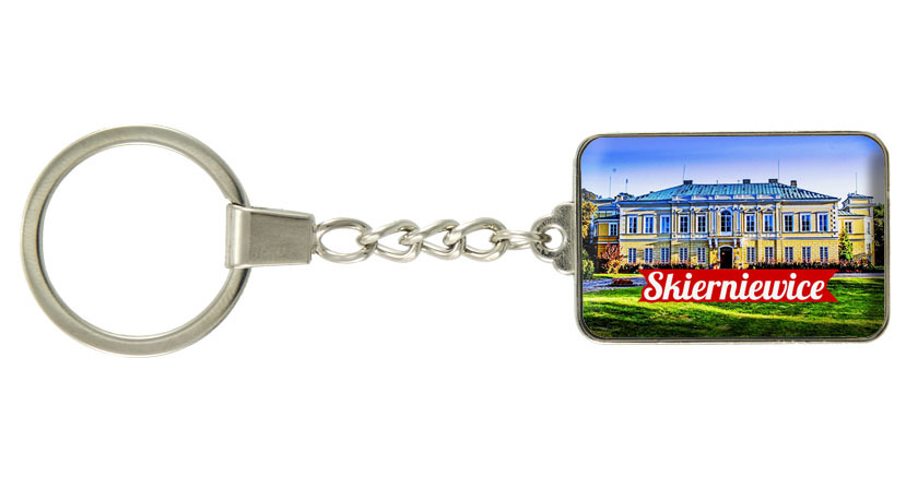 Brelok szklany prostokąt Skierniewice