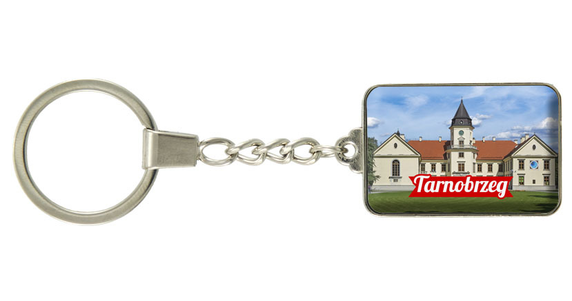 Brelok szklany prostokąt Tarnobrzeg