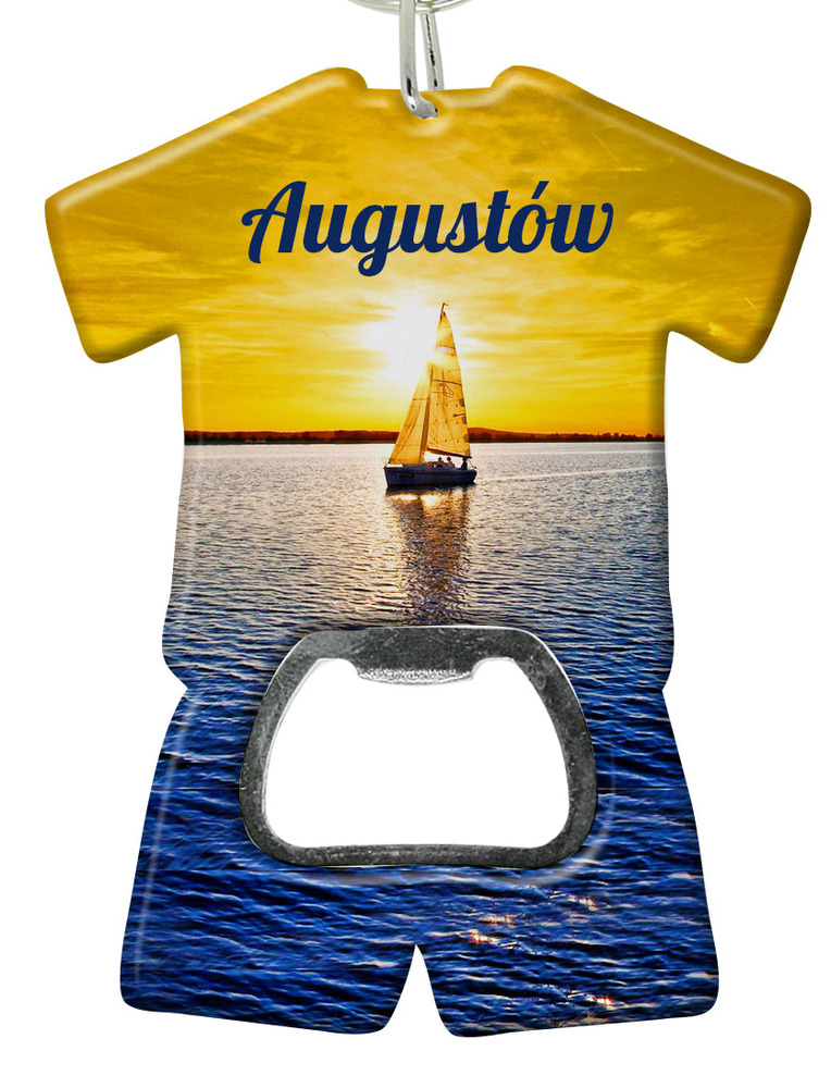 Brelok otwieracz plastikowy trykot Augustów 2