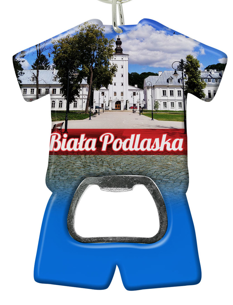 Brelok otwieracz plastikowy trykot Biała Podlaska