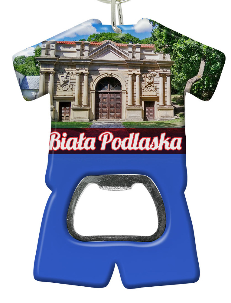 Brelok otwieracz plastikowy trykot Biała Podlaska