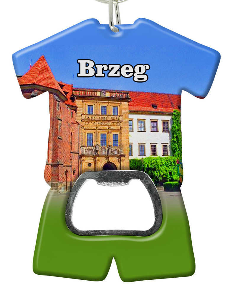 Brelok otwieracz plastikowy trykot Brzeg