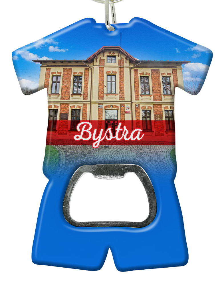 Brelok otwieracz plastikowy trykot Bystra