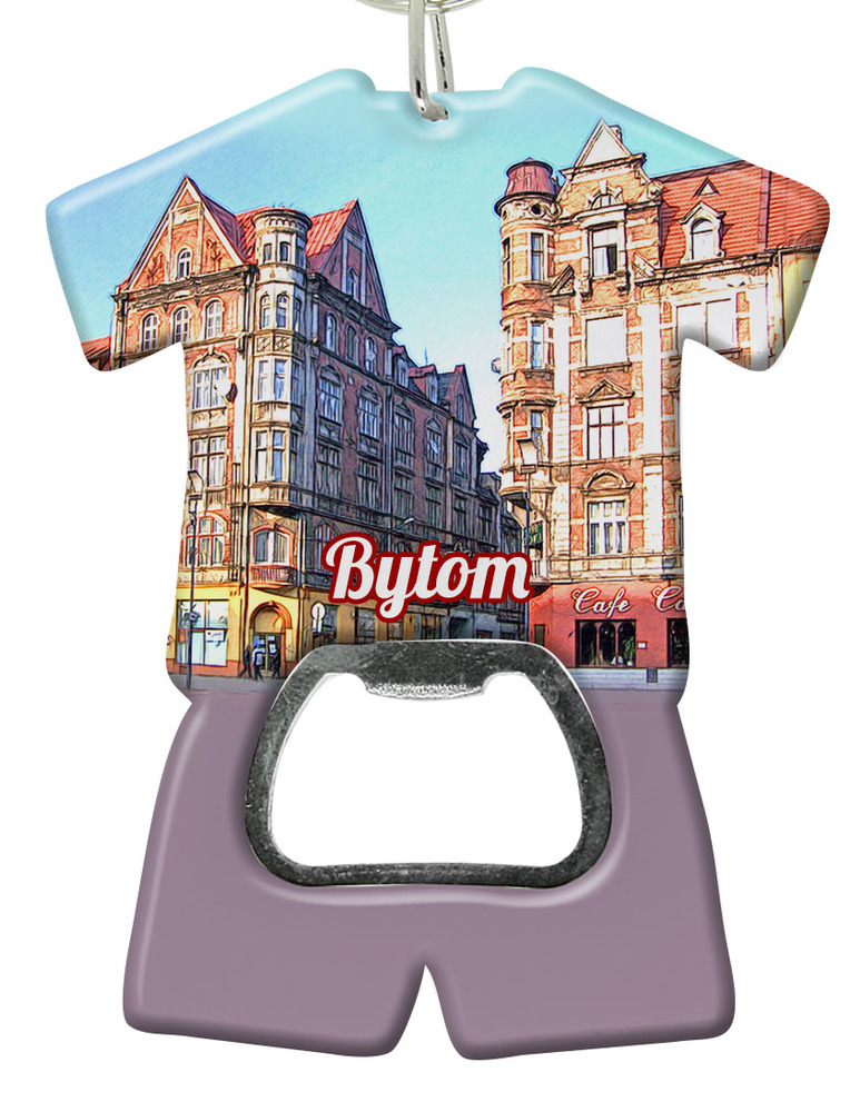 Brelok otwieracz plastikowy trykot Bytom