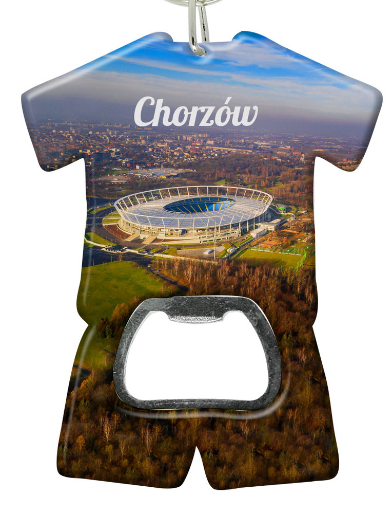 Brelok otwieracz plastikowy trykot Chorzów