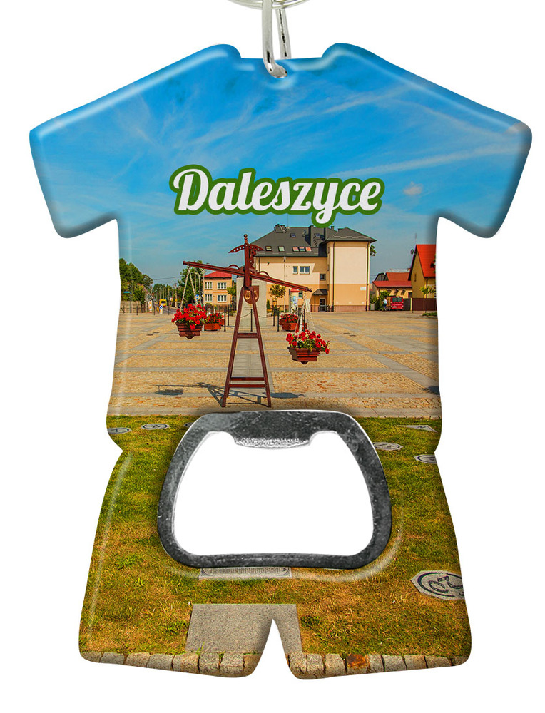 Brelok otwieracz plastikowy trykot Daleszyce