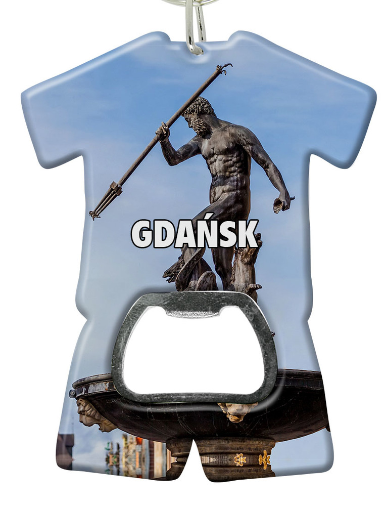 Brelok otwieracz plastikowy trykot Gdańsk