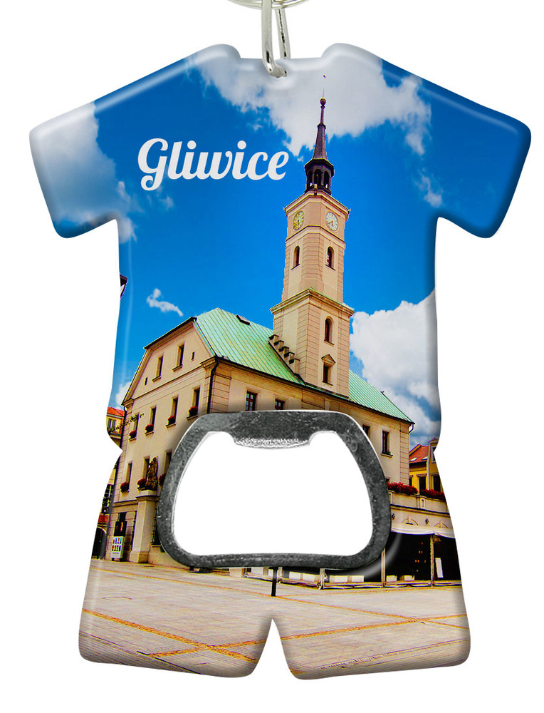 Brelok otwieracz plastikowy trykot Gliwice