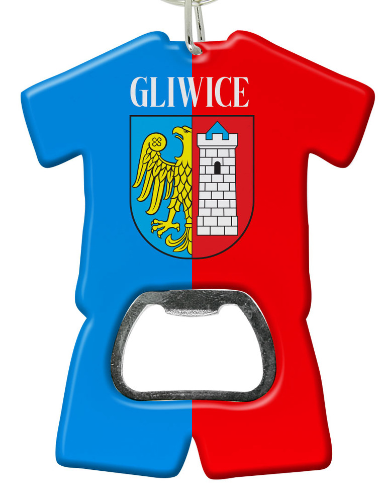 Brelok otwieracz plastikowy trykot Gliwice