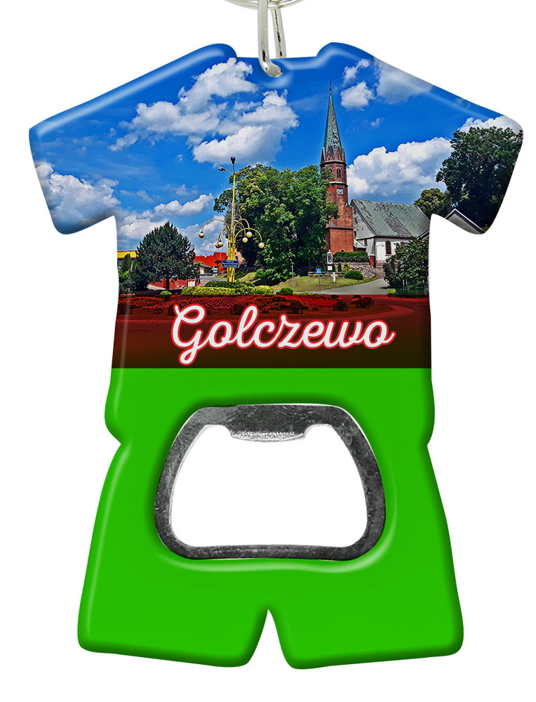 Brelok otwieracz plastikowy trykot Golczewo