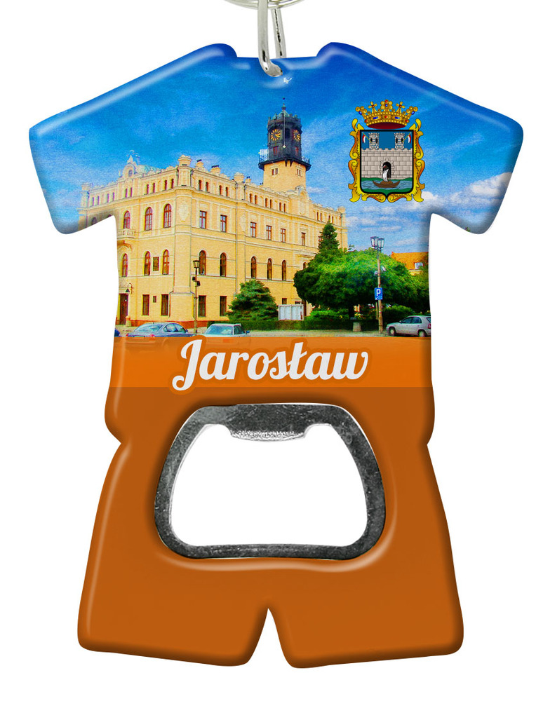Brelok otwieracz plastikowy trykot Jarosław