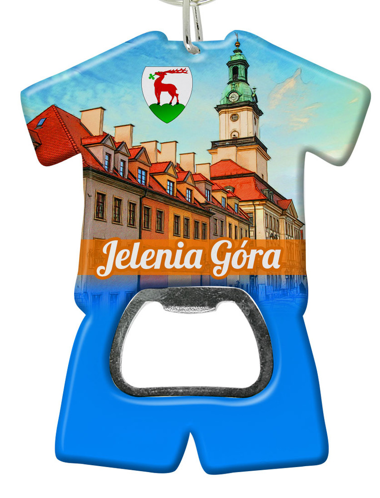 Brelok otwieracz plastikowy trykot Jelenia Góra